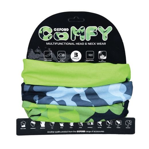 SADA MULTIFUNKČNÍCH ŠÁTKŮ OXFORD COMFY HAVOC GREEN ŠÁTEK NW149