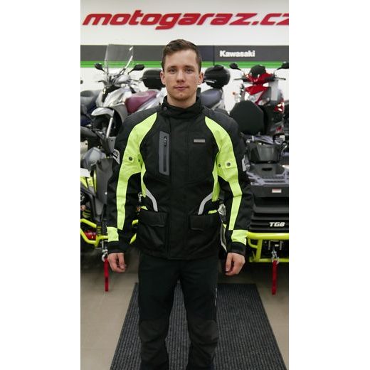 BUNDA NA MOTORKU NERVE SPARK BLACK/NEON