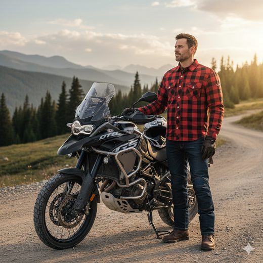 KOŠILE GMS JAGUAR ZG31400 ČERNO-ČERVENÁ