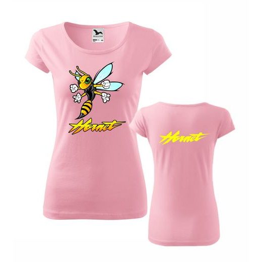 DÁMSKÉ TRIKO S MOTIVEM HONDA HORNET - SVĚTLE RŮŽOVÁ