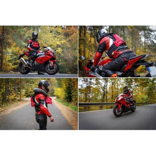 ZÁVODNÍ AIRBAGOVÁ VESTA HIT-AIR RS-1 ČERNÁ