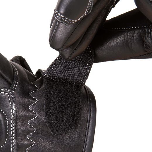 WOLF NARCO BLACK KOŽENÉ RUKAVICE NA MOTORKU