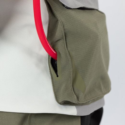 DÁMSKÁ BUNDA S LAMINOVANOU MEMBRÁNOU IXS VENTURE-STX 1.0 X2-011605 SVĚTLE ŠEDÁ-OLIVOVÁ