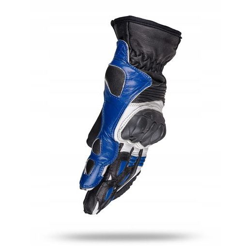 WOLF BANDIT BLUE KOŽENÉ RUKAVICE NA MOTORKU