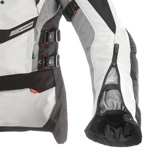 BUNDA NA MOTORKU CLOVER GTS-3 AIRBAG BLACK/GREY