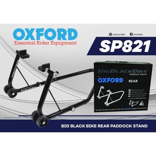 ZADNÍ STOJAN NA MOTORKU OXFORD BIG BLACK BIKE SP821