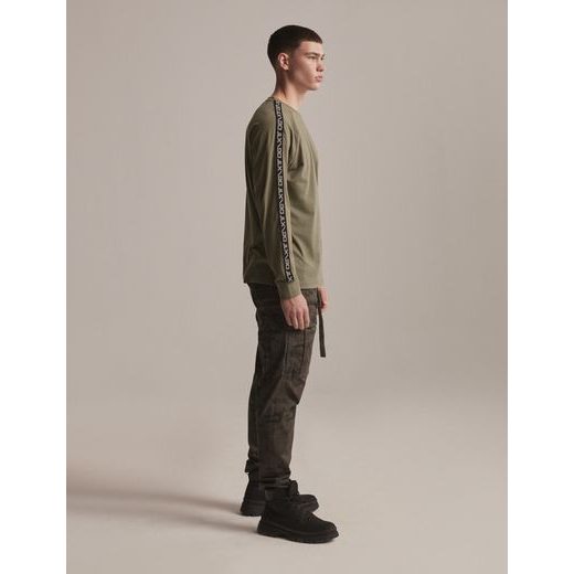 DIVERSE EXTREME TEAM - DAKAR RALLY TRIČKO S DLOUHÝM RUKÁVEM LG STRAP KHAKI