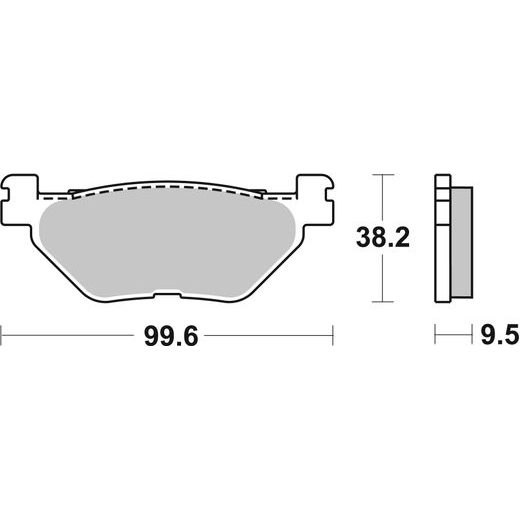 BRZDOVÉ DESTIČKY BREMBO 07YA3908 CC ROAD