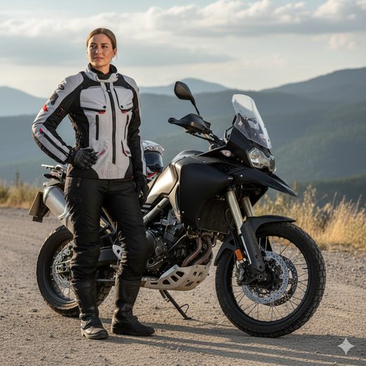 DÁMSKÁ BUNDA NA MOTORKU CLOVER SAVANA WP BLACK/GREY