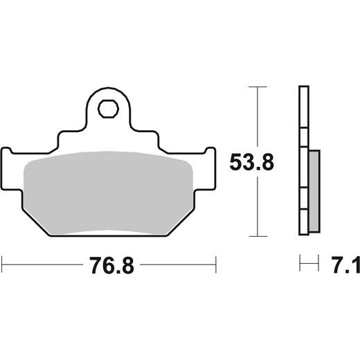 BRZDOVÉ DESTIČKY BREMBO 07SU0904 CC ROAD