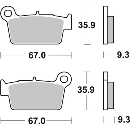 BRZDOVÉ DESTIČKY BREMBO 07YA41CC CC ROAD