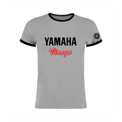 PÁNSKÉ TRIKO S MOTIVEM YAMAHA VIRAGO 1 - ŠEDÉ