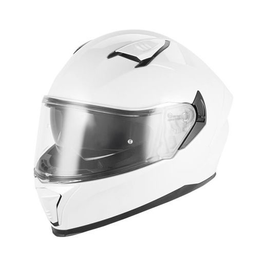PŘILBA NA MOTORKU NOX N402 BÍLÁ LESKLÁ
