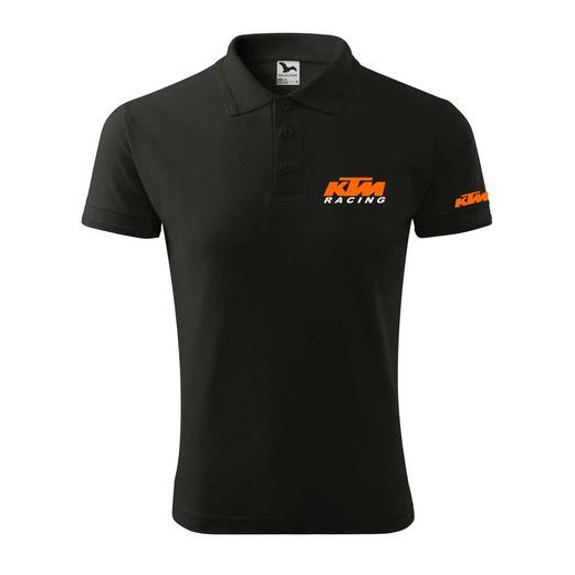 PÁNSKÉ POLO S MOTIVEM KTM RACING 1 - ČERNÉ