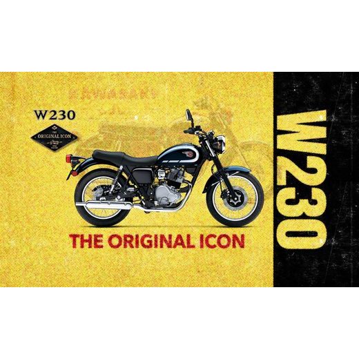 KAWASAKI W230 METALLIC OCEAN BLUE 2025