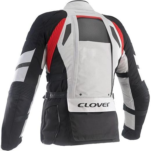BUNDA NA MOTORKU CLOVER CROSSOVER-3 AIRBAG BLACK/GREY