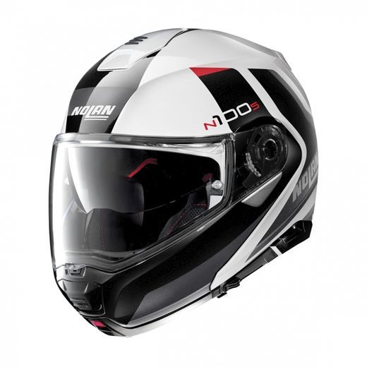 NOLAN N100-5 HILLTOP N-COM METAL WHITE 48