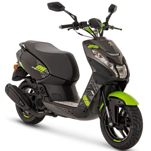 PEUGEOT STREETZONE 50I 2T 12" NAKED - FLUO APPLE GREEN