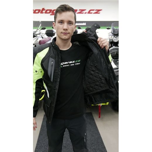 BUNDA NA MOTORKU NERVE SPARK BLACK/NEON