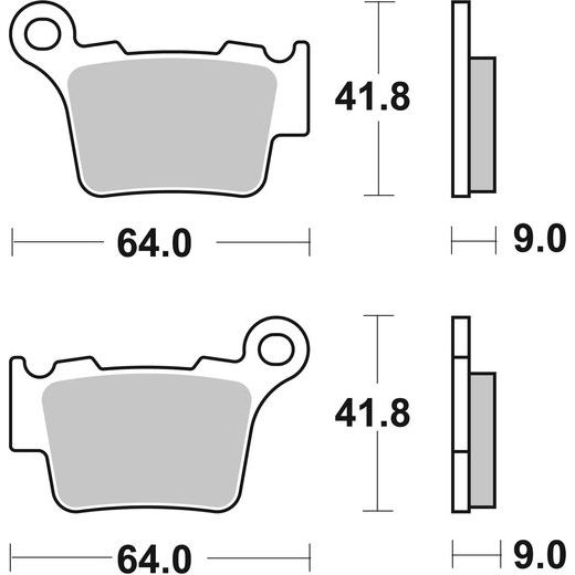 BRZDOVÉ DESTIČKY BREMBO 07BB27CC CC ROAD