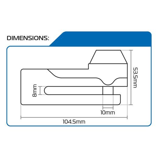 ZÁMEK KOTOUČE OXFORD TITAN LK485