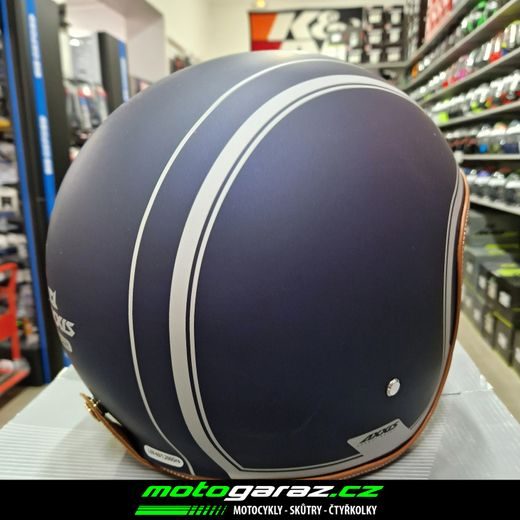 OTEVŘENÁ HELMA AXXIS HORNET SV ROYAL MATNÁ MODRÁ