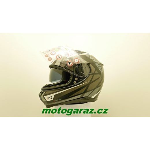 NOLAN N87 ORIGINALITY N-COM FLAT BLACK 68