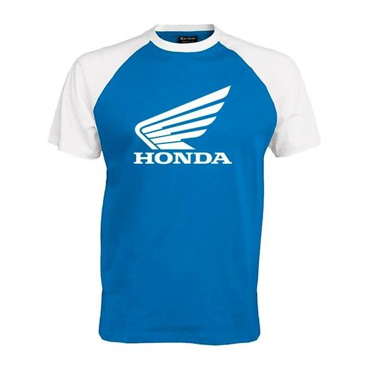 PÁNSKÉ TRIKO S MOTIVEM HONDA - BÍLO/MODRÉ