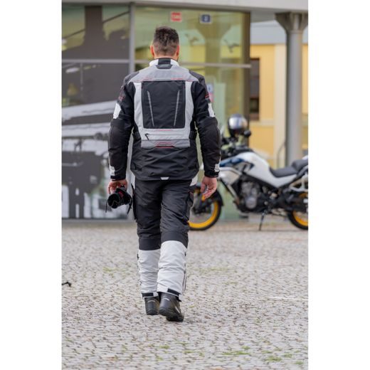 PÁNSKÁ TEXTILNÍ MOTO BUNDA SPARK NEVADA - ŠEDÁ