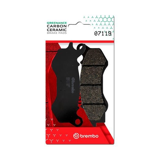 BRZDOVÉ DESTIČKY BREMBO 07119 BRZDOVÉ DESTIČKY PRO SKÚTRY CC