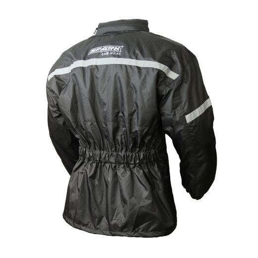 NEPROMOKAVÁ DVOUDÍLNÁ KOMBINÉZA DO DEŠTĚ SPARK TORENT BLACK