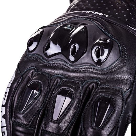 WOLF RAIDEN WHITE KOŽENÉ SPORTOVNÍ RUKAVICE NA MOTORKU