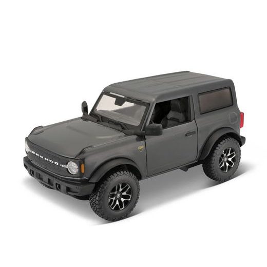 MAISTO - 2021 FORD BRONCO, MET. TMAVĚ ŠEDÁ, 1:24