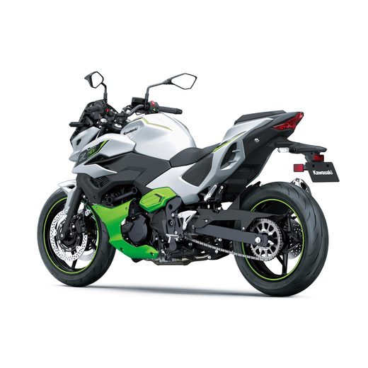 KAWASAKI Z7 HYBRID METALLIC BRIGHT SILVER 2024