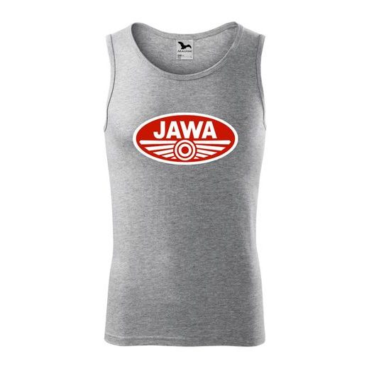 PÁNSKÉ TÍLKO S MOTIVEM JAWA 1 - ŠEDÉ