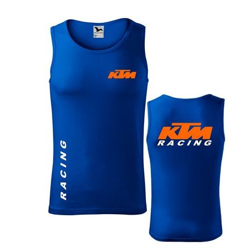 PÁNSKÉ TÍLKO S MOTIVEM KTM RACING 2 - KRÁLOVSKY MODRÉ