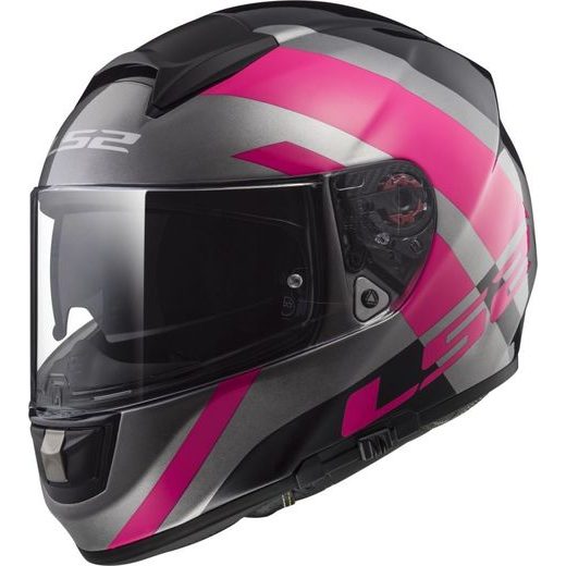 LS2 FF397 VECTOR TRIDENT TITANIUM PINK