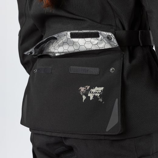 DÁMSKÁ BUNDA S LAMINOVANOU MEMBRÁNOU IXS VENTURE-STX 1.0 X2-011605 ČERNÝ