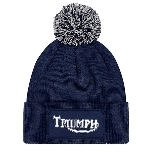 ZIMNÍ ČEPKA S BAMBULÍ A MOTIVEM TRIUMPH