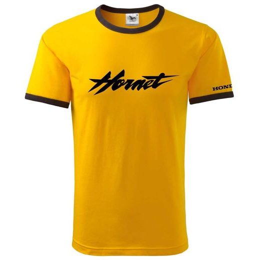PÁNSKÉ TRIKO S MOTIVEM HONDA HORNET 3 - ŽLUTÉ