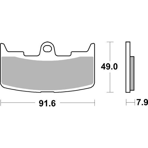 BRZDOVÉ DESTIČKY BREMBO 07GR68SA