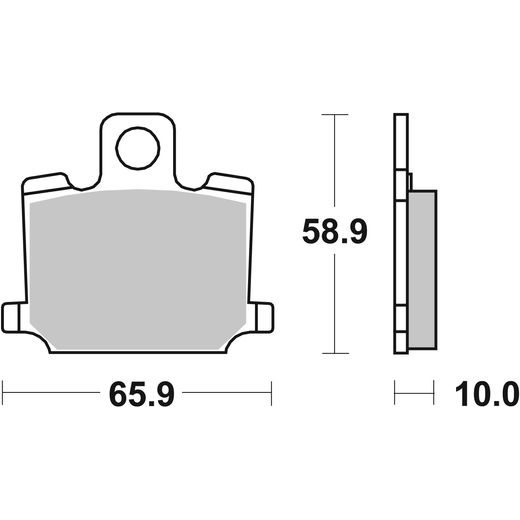 BRZDOVÉ DESTIČKY BREMBO 07YA0609 CC ROAD