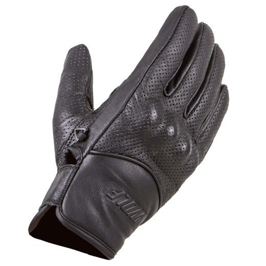 WOLF ROADSTER BLACK KOŽENÉ RUKAVICE NA MOTORKU
