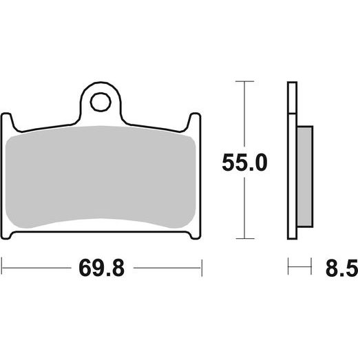 BRZDOVÉ DESTIČKY BREMBO 07SU1407 CC ROAD