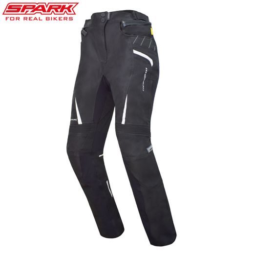 DÁMSKÉ TEXTILNÍ MOTO KALHOTY SPARK VIOLA BLACK