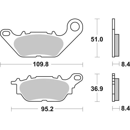 BRZDOVÉ DESTIČKY BREMBO 07YA28CC CC ROAD