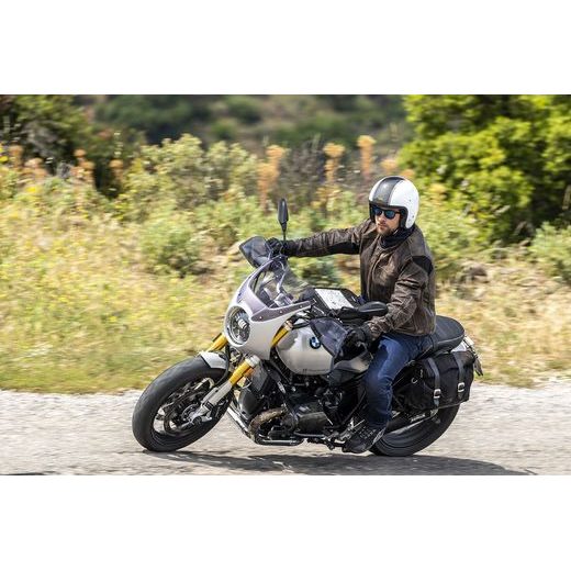 KOŽENÁ AIRBAGOVÁ BUNDA HELITE ROADSTER HNĚDÁ