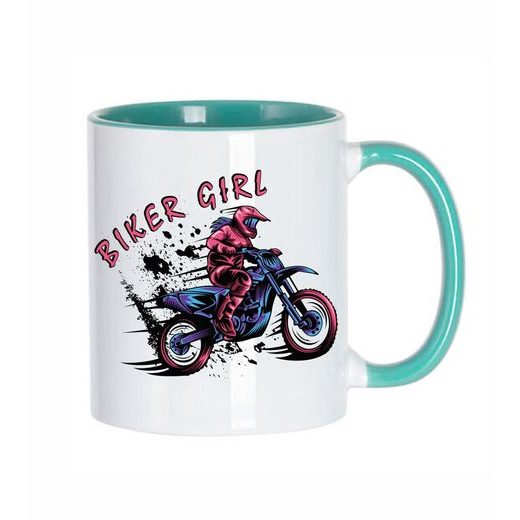 HRNÍČEK S MOTIVEM BIKE GIRL