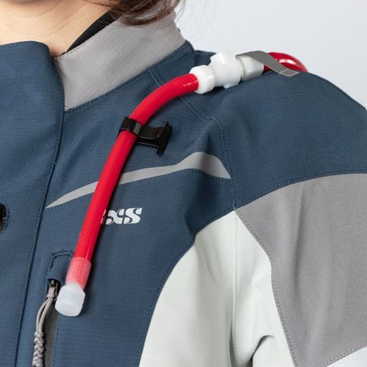 DÁMSKÁ BUNDA S LAMINOVANOU MEMBRÁNOU IXS VENTURE-STX 1.0 X2-011605 MODRÁ-SVĚTLE ŠEDÁ