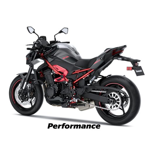 KAWASAKI Z900 CANDY PERSIMMON RED 2025